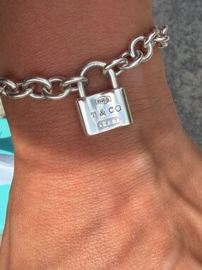 Tiffany & Co. Lock Bracelet in Silver, 6.25"